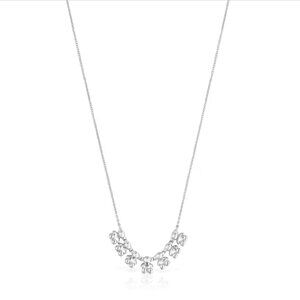 Tous Bold Bear short silver Necklace with charm